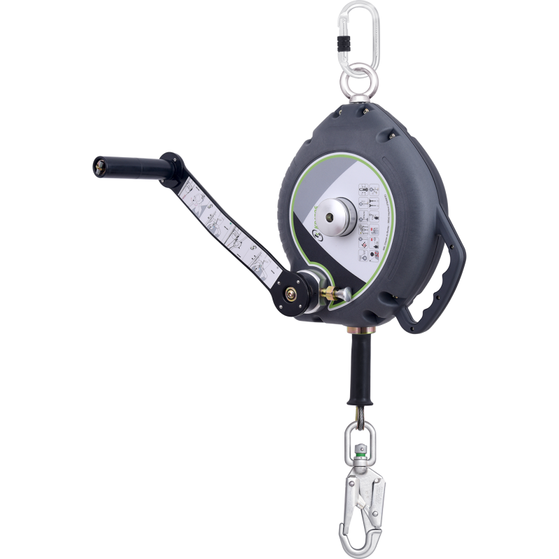 Dispositivo retrattile 20 mt c/recuperatore -Atex