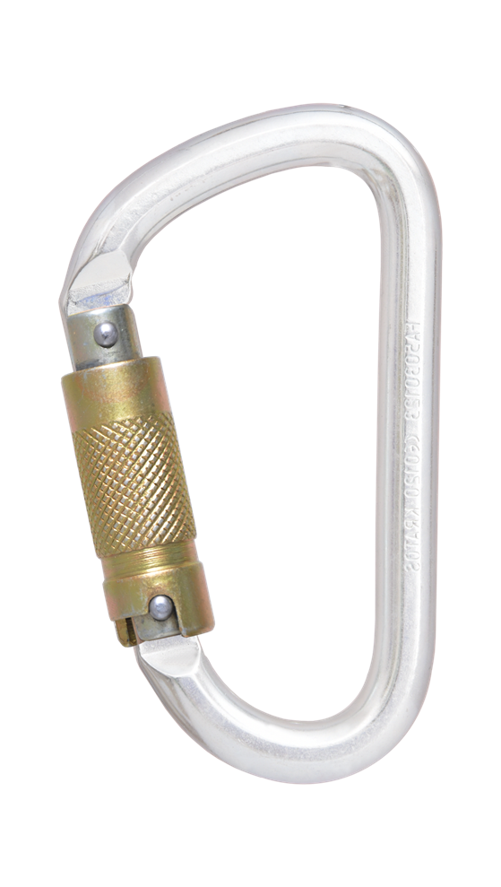 Moschettone acciaio twist lock