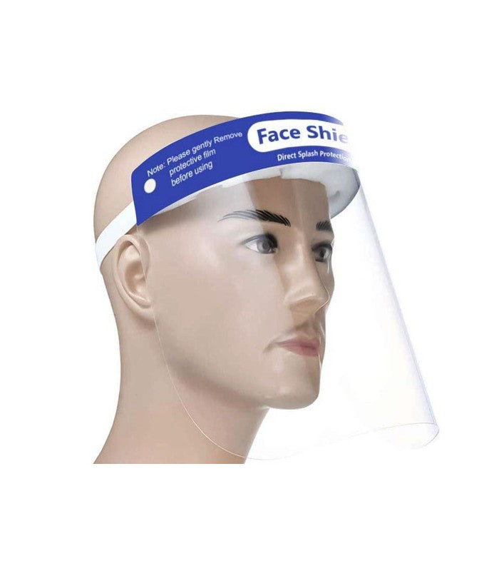 Visiera protettiva facciale in plastica 33×22 cm