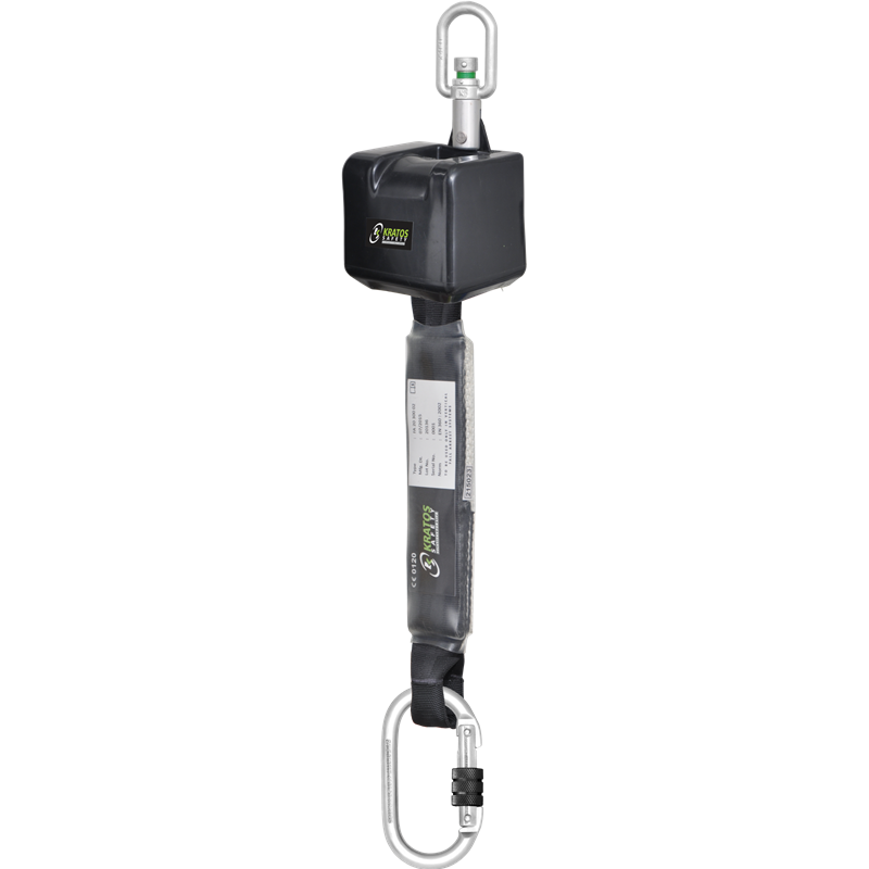 Dispositivo retrattile con cinghia poliestere mt.2,5