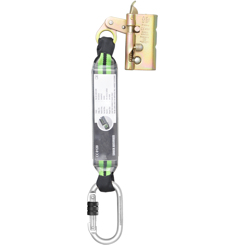 Dispositivo guidato con dissipatore per fune 14/16